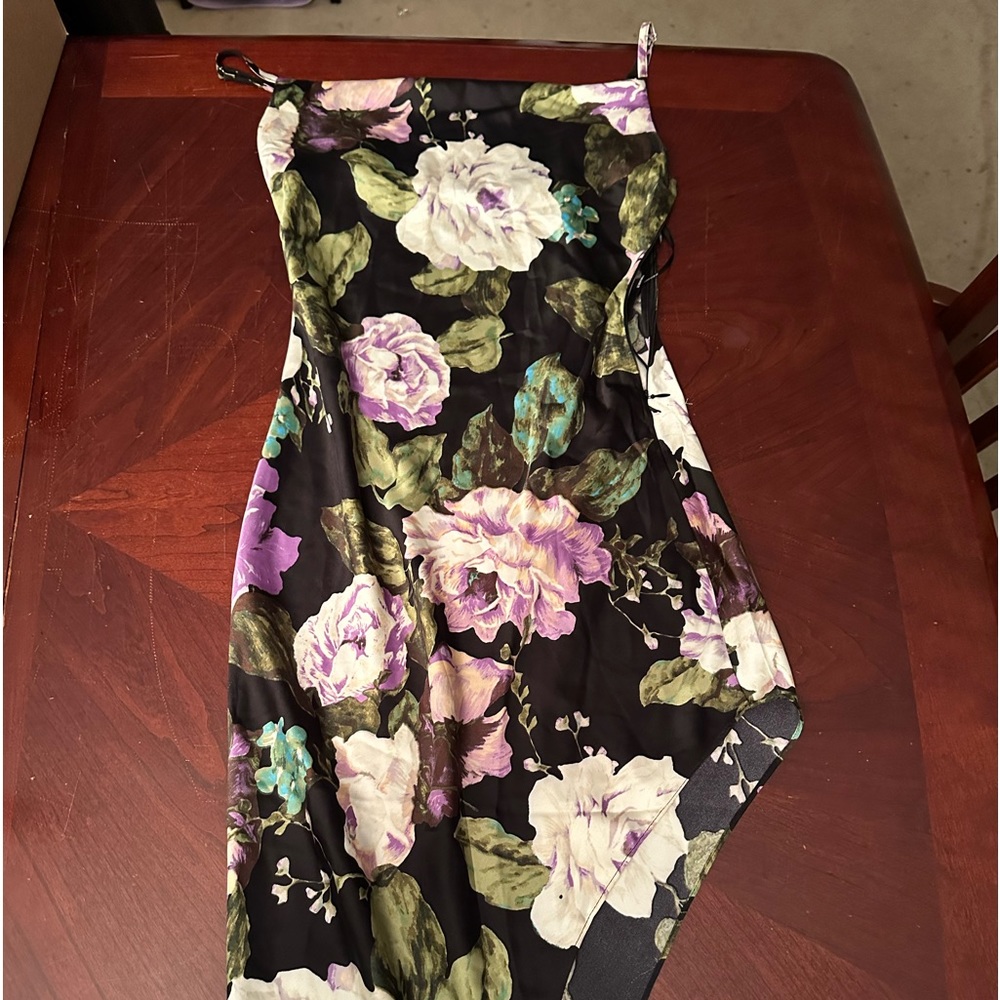 Asymmetrical hem dress